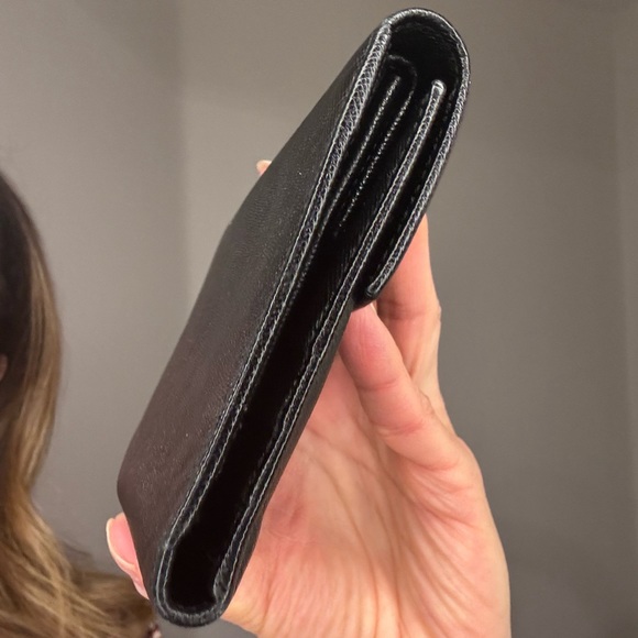 Prada Saffiano leather flap wallet with COA EUC - Picture 6 of 15